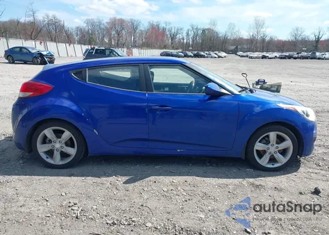 2012 Hyundai Veloster Base W/Black из США, поврежденный, VIN KMHTC6AD3CU036217